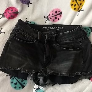 Black American Eagle Shorts